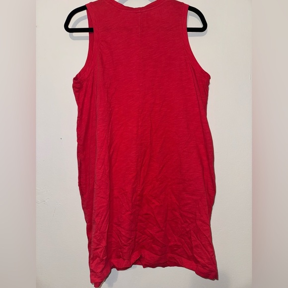 Bright Coral Dress with pockets - Picture 4 of 4